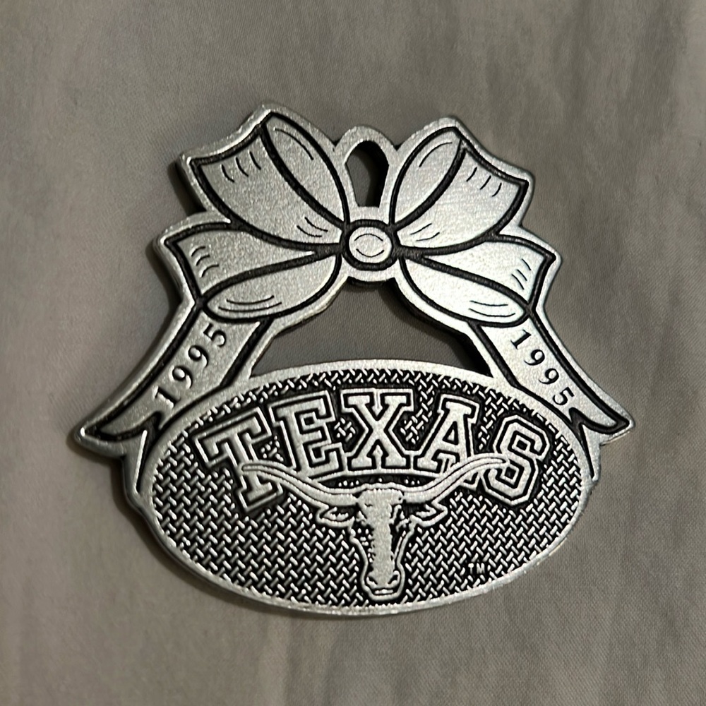 Vintage University of Texas Christmas Ornament